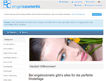 Tablet Screenshot of engel-cosmetic.de